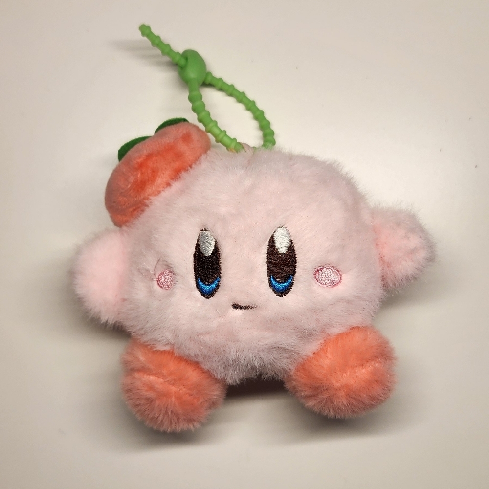 Strawberry Kirby Plush Keychain / Bag Charm